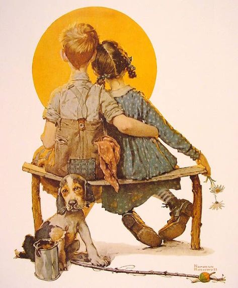 16 Brilliant Artists And Their Animal Muses Normal Rockwell, Norman Rockwell Prints, Norman Rockwell Art, Rockwell Paintings, Norman Rockwell Paintings, The Saturday Evening Post, Whimsical Paintings, Saturday Evening Post, Evening Post