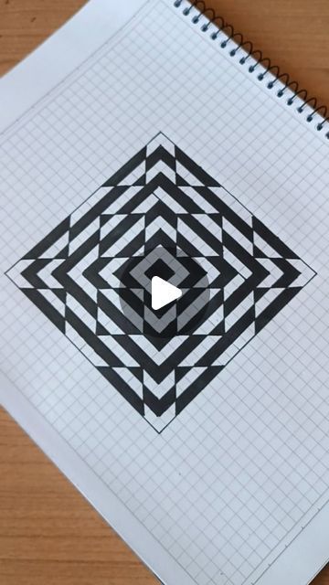 Omran O Mezher on Instagram: "#drawing 
#3d" 3d Drawings On Graph Paper, Grid Paper Drawings Easy, Graph Paper Drawings Step By Step, Graphing Paper Drawings, Grid Art Ideas, Graph Paper Art Pattern, Graph Paper Art Easy, Grid Drawing Ideas, Paper Art Ideas