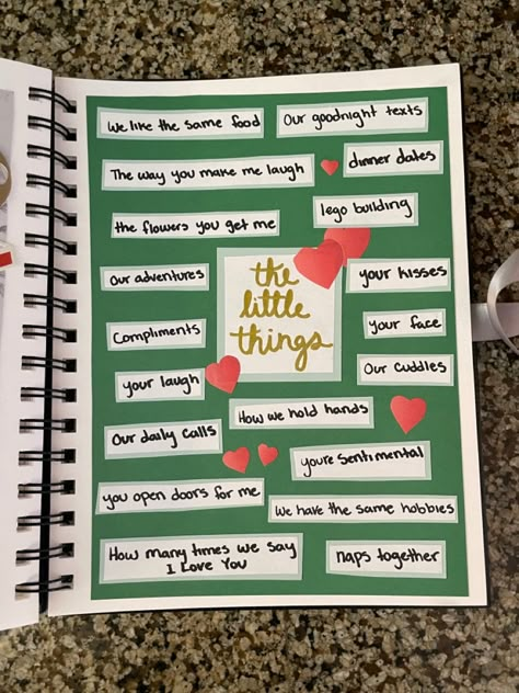 Scrapbook Ideas Love Romantic, Things I Love About My Boyfriend, I Wrote A Book About You Ideas, Everything I Love About You, 100 Things I Love About You Best Friend, 21 Things I Love About You, 1 Year Anniversary Gift Ideas Scrapbook, Things I Love About You Scrapbook, Scrapbook Pages For Couples