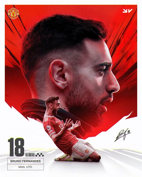 Sports Creative, Webinar Design, Edit Inspiration, Sports Design Ideas, Shoe Poster, Football Posters, Bruno Fernandes, Photoshop Poster, Photoshop Video