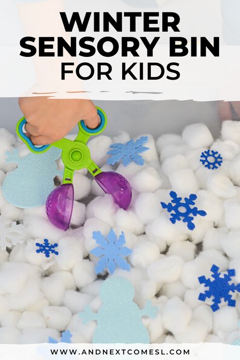 Activity For Infants, Winter Sensory Bin, Winter Activities For Toddlers, Winter Sensory, Christmas Activities For Toddlers, Toddler Sensory Bins, Play Activity, Winter Classroom, Winter Activities For Kids