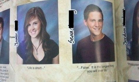 Nothing gets past this guy. Ask him to apologize. He won’t. | 17 Of The Most Courageous Yearbook Quotes Matching Yearbook Quotes, Quotes For Graduating Seniors, Tema Yearbook, Yearbook Quotes Inspirational, Best Yearbook Quotes, High School Quotes, Funny Yearbook Quotes, Senior Ads, Funny Yearbook