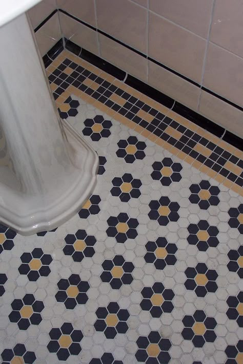 Diy Tile Shower, Diy Tile Backsplash, Hex Tiles, Victorian Tile, Fabric Tiles, Victorian Floor, Hex Tile, Victorian Tiles, Penny Tile