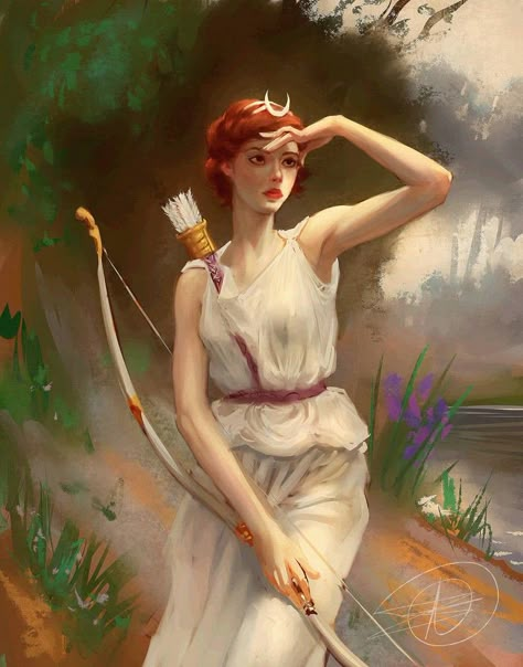 Artemis Archetype, Artemis Goddess Art, Artemis Art, Diana Artemis, Hunter Of Artemis, Master Study, Goddess Artemis, Artemis Goddess, Goddess Of The Hunt