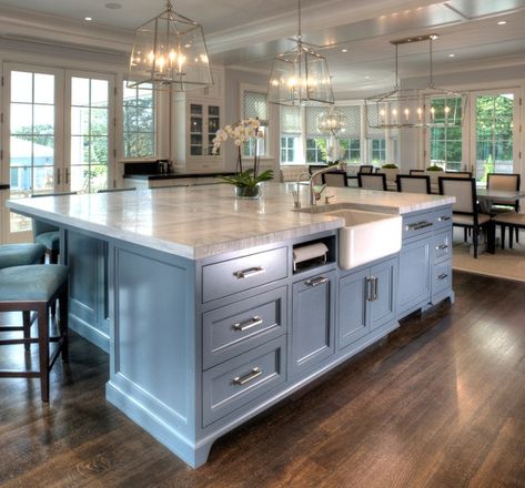 Kitchen Island Storage, Unique Kitchen Design, Kitchen Island Ideas, Small Kitchen Island, Farmhouse Kitchen Island, Kitchen Island Decor, Large Kitchen Island, Modern Kitchen Island, Kitchen Island With Seating