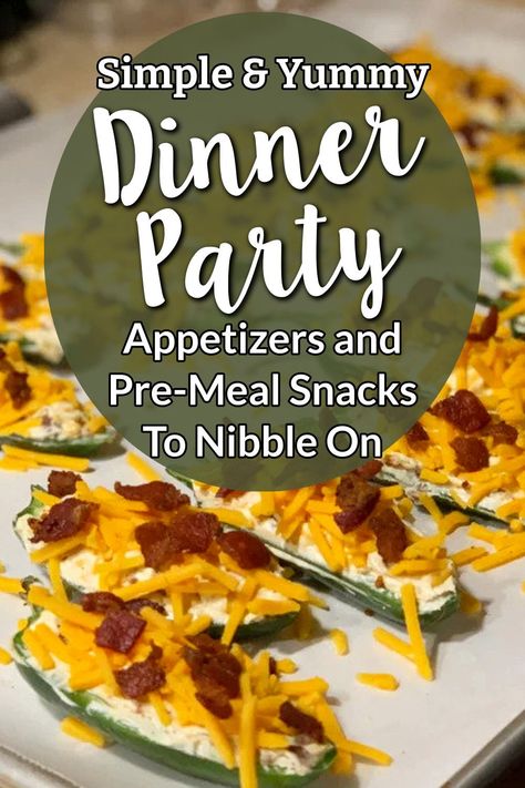 Super good dinner party appetizers finger foods and easy pre-meal snacks to nibble on - perfect for parties, special event buffet tables and Christmas cocktail hour open house events. These pre-dinner nibbles are cheap, simple and flat out YUMMY! Pre Dinner Nibbles, Pre Dinner Appetizers, Party Food On A Budget, Dinner Party Appetizers, Appetizers Easy Finger Food, Dinner Appetizers, Finger Food Appetizers, Christmas Cocktails, Event Food