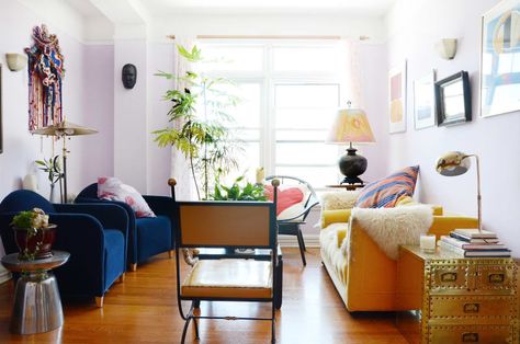 How to Set Up Your Living Room (Without a Focus on the TV) Living Room Without Tv, Apartment Therapy Living Room, Boho Apartment Decor, Narrow Living Room, Latest Living Room Designs, Living Room Setup, Small Living Room Design, Living Room Arrangements, Livingroom Layout