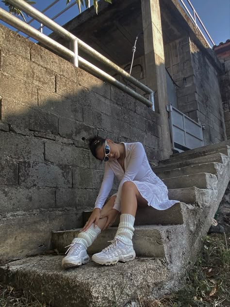 Air Max 95 Outfit Woman, Nike Tn Outfit Women, Air Max 98 Outfit, Air Max 95 Women Outfit, Nike Air Max 95 Outfit Woman, Nike Air Max 95 Outfit, Thrift Outfits, Tn Shoes, Air Max 95 White