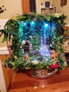 Ecosystems Diorama, Rainforest Crafts, Biomes Project, Rainforest Project, Rainforest Biome, Diorama Kids, Ecosystems Projects, Habitats Projects, Christmas Eyeshadow