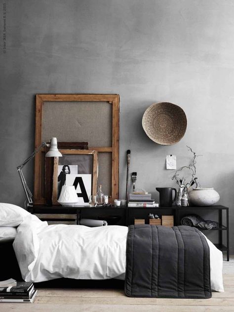 35 Edgy industrial style bedrooms creating a statement Industrial Style Bedroom, Interior Design Examples, Room Products, Masculine Bedroom, Minimal Interior Design, Industrial Bedroom, Minimalism Interior, Decoration Inspiration, Small Room