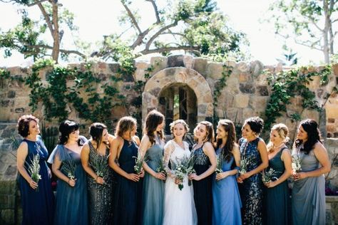 Sentimental-Handmade-Orange-County-Wedding-Cami-Jane-Photography (6 of 43) Mismatched Blue Bridesmaid Dresses, Mismatched Bridesmaid Dresses Blue, Wedding Dresses Mermaid Sweetheart, Wedding Bridesmaids Dresses Blue, Mismatched Bridesmaids, Bridesmaid Inspiration, Mismatched Bridesmaid Dresses, Bridesmaid Dress Ideas, Navy Bridesmaid Dresses