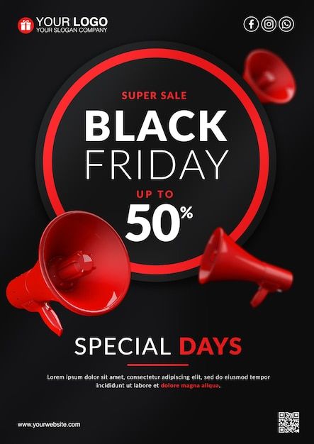 Black Friday Aesthetic, Black Friday Design Ideas, Black Friday Cosmetics, Offer Ads, Friday Aesthetic, Black Friday Advertising, Black Friday Sale Design, Announcement Poster, Black Friday Campaign