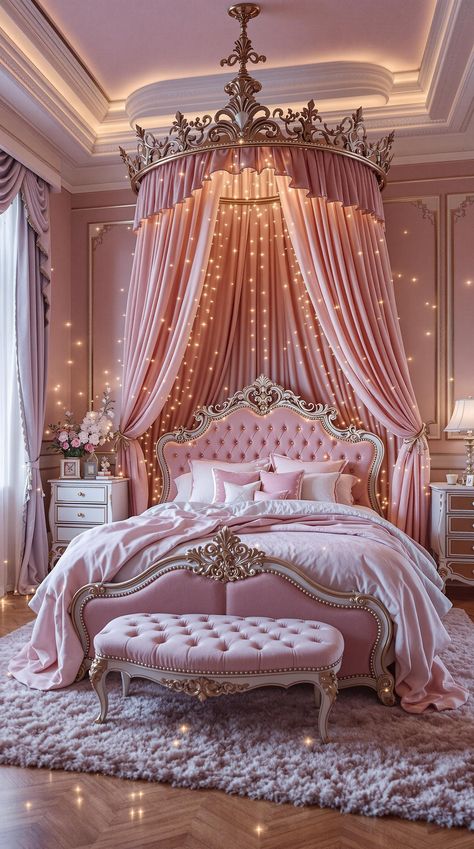 Boho Bedroom Ideas for Kids Princess Bedrooms Royal, Day Bed Bedroom Ideas, Wicker Accents, Bedroom Ideas For Kids, Princess Canopy Bed, Princess Canopy, Princess Bedrooms, Boho Bedrooms, Nautical Room