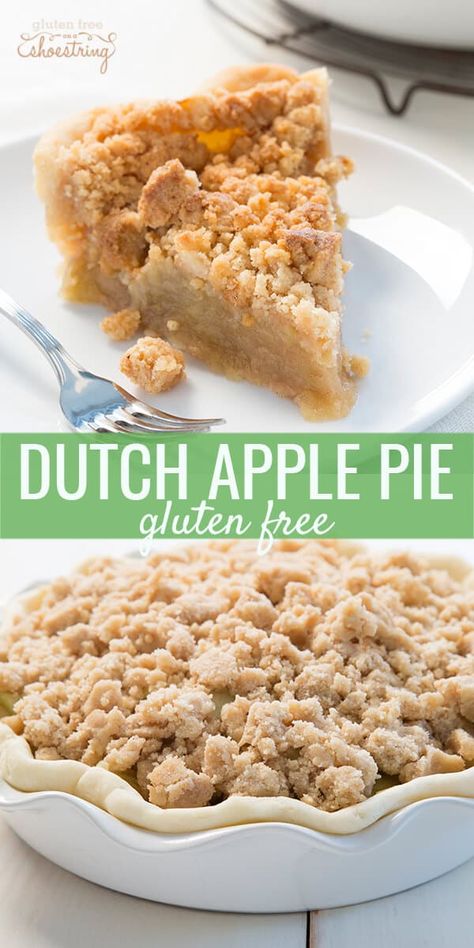 Gluten Free Dutch Apple Pie, Simple Pie Crust, Simple Pie, Gluten Free Apple Pie, Cookies Sans Gluten, Dutch Apple Pie, Gluten Free Holiday, Gluten Free Thanksgiving, Dutch Apple