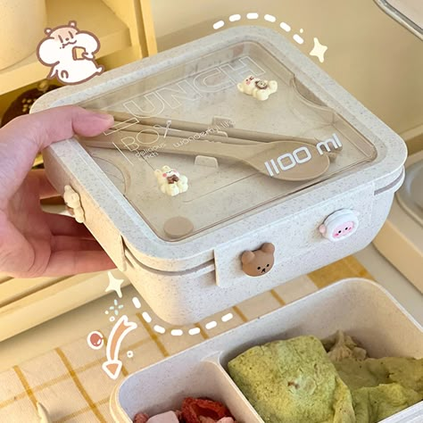 Smarter Shopping, Better Living! Aliexpress.com Cute Microwave, Kawaii Lunch, Lunch Boxes For Men, Lunch Box For Kids, Cute Lunch Boxes, Cute Stationary School Supplies, Cute Bento, Cute Furniture, Tanah Liat