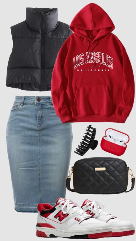 #redaesthetic #outfitinspo #schoolfit #modest #modestfashion #winteroutfit #skirt #outfit #redandblack #christiangirl #casualoutfit #ootd Pentecostal Outfits Casual, Apostolic Pentecostal Hairstyles, Apostolic Outfits, Modest Fall Outfits, Modest Winter Outfits, Mommy Outfits, Modesty Outfits, Cute Modest Outfits, Shoes Outfit Fashion