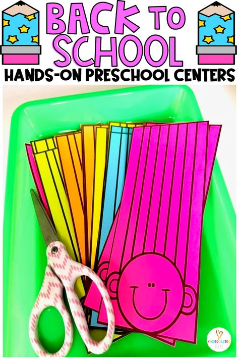 Fine Motor Literacy Centers Kindergarten, Hands On Literacy Activities Preschool, Writing Center Activities Preschool, Tk Activities Fun, Circle Shape Craft For Preschool, Close Ended Activities, Back To School Preschool Sensory Bin, Fine Motor Practice Kindergarten, Art Centers Kindergarten