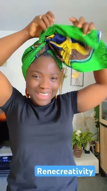 Scarf Tied Around Head, Simple Gele Styles Head Wraps, Hair Turban Styles, African Headwrap Styles, How To Tie A Head Wrap, Gele Styles Head Wraps, How To Tie Head Scarf Styles, How To Tie A Scarf On Your Head, Headwrap Hairstyles Tutorials