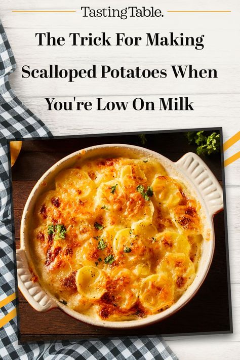 Milk Substitute For Cooking, Substitute For Milk, Scallop Potatoes, Potato Substitute, Milk Substitute, Scalloped Potato, How To Cook Scallops, Scalloped Potatoes, Best Chef