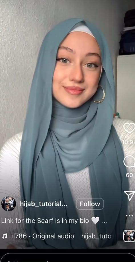 Hijab Styles For Earrings, Hijab Style To Show Earings, Hijab Style To Show Earrings, Hijab Scarf Styles With Earings, Hijab Styles Earrings, Earrings With Hijab Tutorial, Big Hijab Style, Hijab Style For Earrings, Hijab Styles That Show Earrings