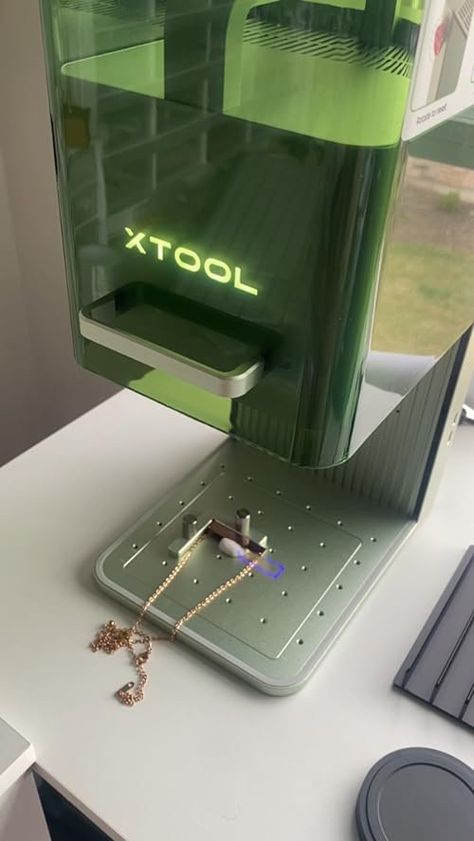 Check out this video This xtool f1 has changed my permanent jewelry business! Alot of request for a personalize piece  from Vanessa Murphy Permanent Jewelry Booth Set Up, Permanent Jewelry Business, Xtool F1, Jewelry Display Booth, Jewelry Store Displays, Jewelry Booth, Permanent Jewelry, Aesthetic Decor, Booth Display