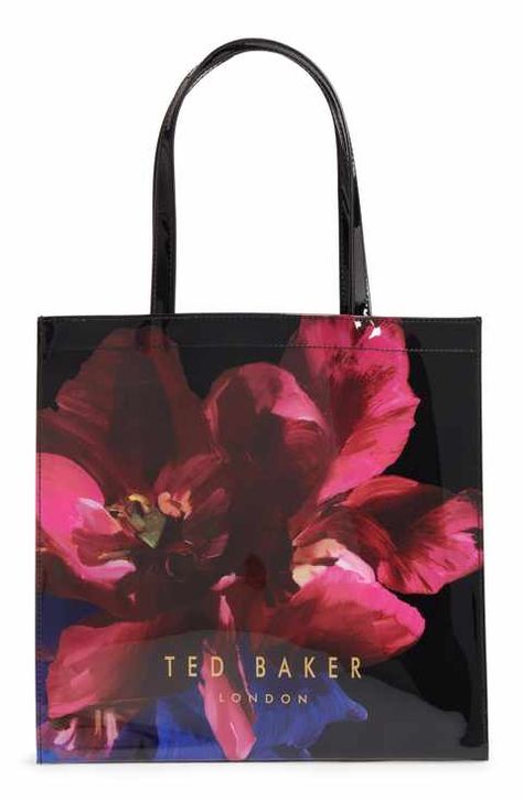 Ted Baker London Large Icon - Impressionist Bloom Tote Ted Baker Tote Bag, Ted Baker Handbag, Ladies School Bag, Ted Baker London Bags, Ted Baker Bag, Expensive Bag, Luxury Bags Collection, Bag Louis Vuitton, Ladies Bag