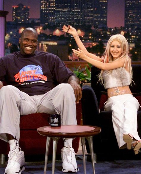 VioletShelll on Instagram: “Christina Aguilera, Shaq and Carrot Top on ‘The Tonight Show’, 2000” Carrot Top, The Tonight Show, Tonight Show, All Grown Up, Christina Aguilera, Movie Tv, Growing Up, Photo And Video, Music