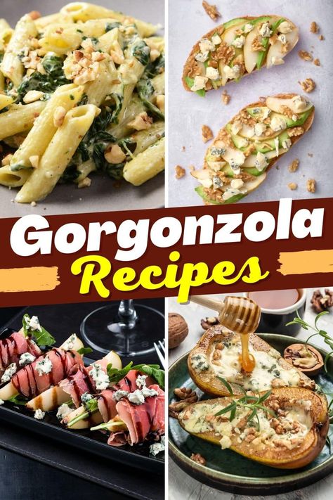 Garganzola Cheese Recipes, Gorgonzola Grilled Cheese, Gorgonzola Recipes Appetizers, Recipes Using Gorgonzola Cheese, Recipes With Gorgonzola Cheese, Recipes With Gorgonzola, Gorgonzola Cheese Recipes, Chicken Gorgonzola, Blue Cheese Pasta