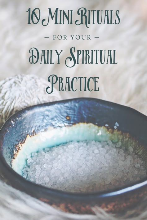 Sometimes creating and maintaining a daily spiritual practice can seem like a daunting task. Maybe you just don’t know where to start or what types of actions and meditations are appropriate for you, or maybe you find yourself falling off the wagon with the daily rituals you have tried to create. Morning Ritual Witch, Cleaning Ritual Witch, Daily Witchcraft Practice, Gratitude Ritual, Daily Witchcraft, Witchy Rituals, Daily Magic, Witchy Ideas, Rituals Witchcraft