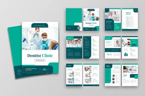 Brochure Template Get it now!! #brochure #brochuredesign #brochuretemplate #freebrochure  #bestbrochure #annualreport #corporatebrochure #freedesign  #bestdesign #design #premiumdesign #bifold #trifold #envato #envatomarket #graphicriver #envatoelements  #cretivemarket #freepik #behance #shutterstock Brochure Graphic, Dentist Clinic, Modern Brochures, Professional Brochure, Free Brochure, Company Brochure, Brand Reputation, Best Dentist, Trifold Brochure