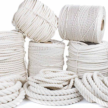 Rope Bowls, Macrame Knots Tutorial, Macrame Supplies, Rope Baskets, White Rope, Pet Leashes, Rope Crafts, Macrame Patterns Tutorials, Rope Basket