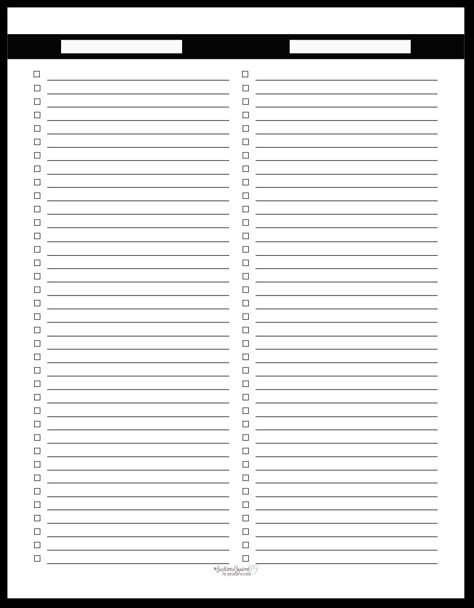 Black and White Master To-Do Lists To Buy List Template, Blank To Do List Free Printable, Blank Checklist Printable Free, Editable To Do List Free Printable, To Do List Black And White, Master To Do List, To Do List Black And White Printable, Todo List Printable, Printable Todo List Templates