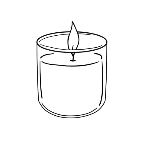 Candle Doodle Simple, Candle Sketch Art, Candle Line Drawing, How To Draw Candles, Candle Line Art, Candle Drawing Art, Candle Art Drawing, Candles Drawing, Candles Illustration