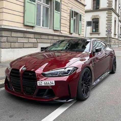 BMW Menace | M Club on Instagram: "Cherry Red BMW M4! 🍒❤️ Credits 📸🏎: @the19tommy85 #BMW #BMWPerformance #MPerformance #Cars4Life #BMWFanatics #Bimmergram #bmwm4" Bmw M4 G82, Bmw Red, Bmw M Series, Carros Bmw, Serie Bmw, Bmw Performance, Dream Cars Bmw, Bmw M Power, Lux Cars