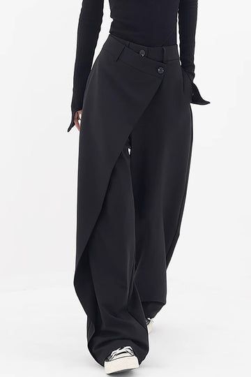 Wide Leg Dress Pants, Baggy Trousers, Straight Trousers, Pantalon Large, Baggy Pants, Yoga Shorts, Denim Jumpsuit, Look Casual, Straight Pants