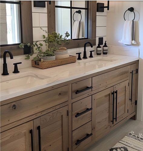 Cute Modern Farmhouse, Modern Farmhouse Bathroom Ideas, Dream Life House, Modern Farmhouse Home, Bathroom Farmhouse Style, Modern Farmhouse Bathroom, Bathroom Remodel Designs, Bathroom Inspiration Decor, Us States