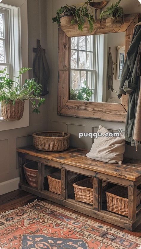 Creative Entryway, Cottage Entryway, Boho Bedroom Decor Ideas, Mudroom Design, Entryway Ideas, Cottage Interiors, Home Entrance Decor, Boho Bedroom Decor, Bedroom Decor Ideas