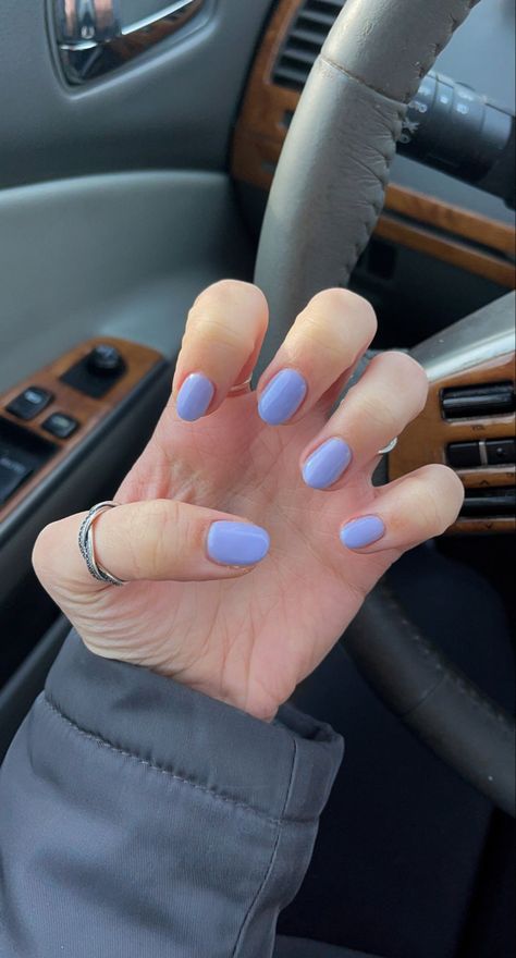 Opi Cant Control Me, Periwinkle Purple Nails, Opi Blue Nails, Light Purple Blue Nails, Opi Light Purple, Opi Blue Colors, Purple Nails Opi, Periwinkle Nails, No Chip Manicure