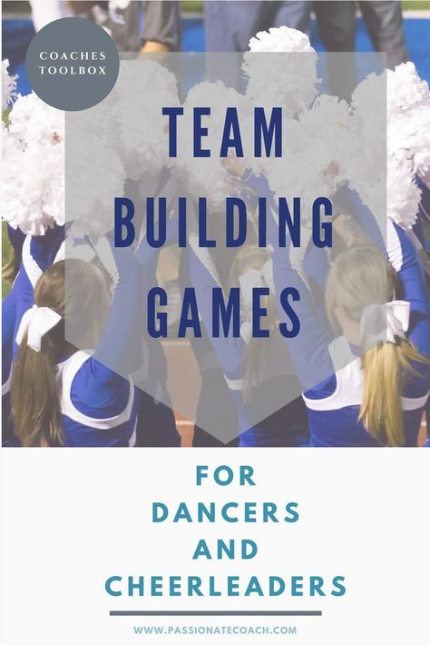 Bonding Games, Team Bonding Games, Mental Toughness Training, Cheerleading Tips, Team Bonding Activities, College Dance, Cheer Games, College Athlete, Cheer Tryouts