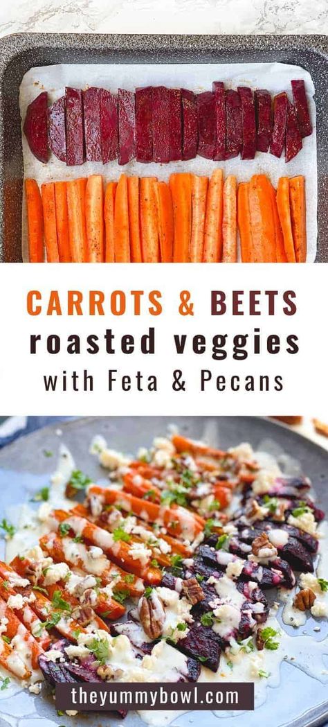 Roasted Carrots And Beets, Honey Roasted Beets, Oven Veggies, Carrots And Beets, Roasted Beets Recipe, Roasting Beets In Oven, Beets And Carrots, Roasted Beets And Carrots, Yummy Bowl