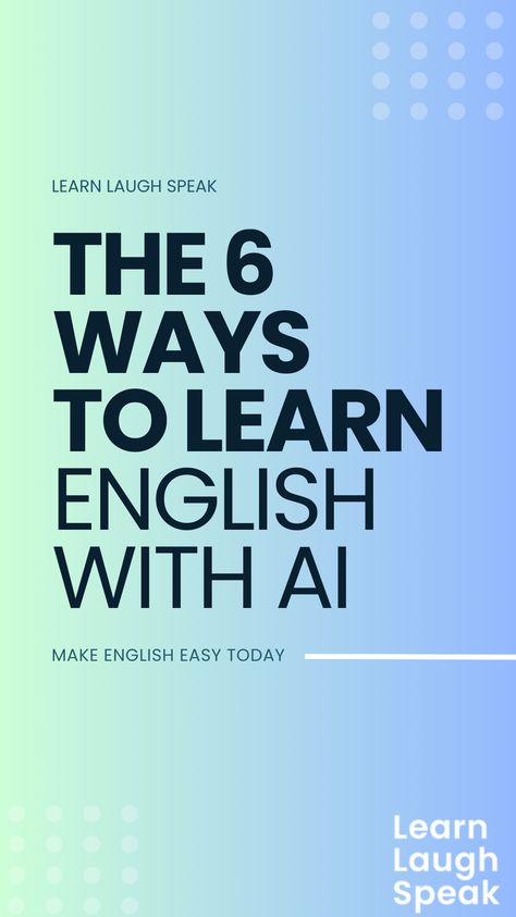 As artificial intelligence continues to evolve, more and more tools are becoming available to help people learn English. Are you looking for some ways to learn English with AI in 2023? There are many different ways that AI can be used to improve your English skills. In this blog post, we will discuss some of the most effective ways to use AI for learning English. Let’s get started! How Can I Learn English, Best English Learning Sites, How Can I Improve My English, Basic English For Beginners, English Learning Tips, German Phrases Learning, Improve English Speaking, Basic English Grammar Book, Learning Vocabulary