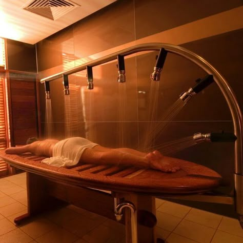 Spa Massage Room, Massage Room Design, Home Spa Room, Dream Spa, Dreams Spa, Spa Room Decor, Spa Interior Design, Spa Rooms, Sauna Design