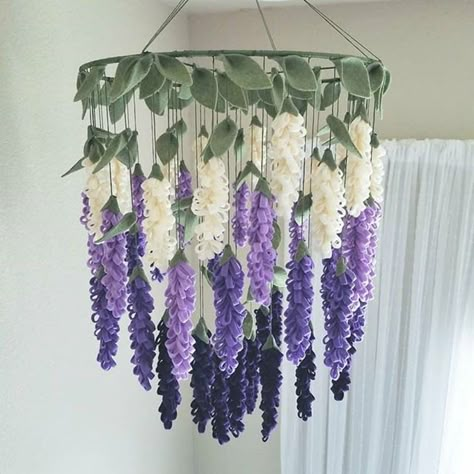 Flower Nursery Ideas, Fairy Nursery, Nursery Trends, Flower Bedroom, Girl Nursery Room, Flower Room, Nursery Room Inspiration, Flower Nursery, Purple Baby