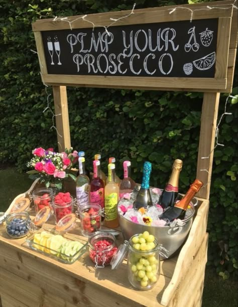 Prosecco Bar, Fest Temaer, 21 Diner, Fiesta Tropical, Hen Do, Garden Parties, Outdoor Bar, Grad Parties, Wedding Food