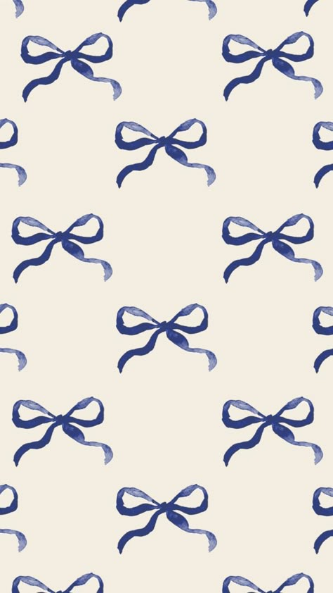 Blue Summer Aesthetic, Bow Wallpaper Iphone, Cute Home Screen, Iphone Wallpaper Preppy, Bows Coquette, Preppy Wallpapers, Cute Images For Wallpaper, Cute Home Screen Wallpaper, Cute Home Screens