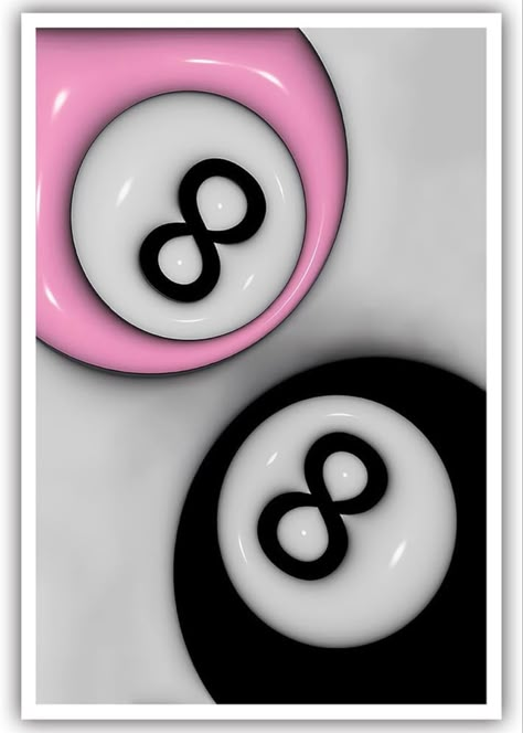 Retro Billiards Balls 8 Ball Couple Art Print Pink and Black Trendy Poster Preppy Print Canvas Y2K Room Decor College Dorm Wall Art Aesthetic Billiard Hall Bar Cart Decor 12x16inch Unframed Posters On Wall Bedroom Y2k, Room Decor Ideas Pictures Wall Art, 8 Ball Picture, Pink 8 Ball Wallpaper, Eight Ball Poster, 8 Ball Wallpaper, 8 Ball Aesthetic, Pink 8 Ball, 8 Ball Poster