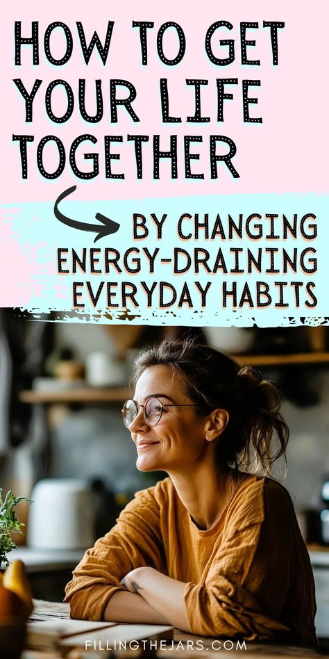 If you're struggling to get your life together, energy draining habits might be the reason why. This post offers practical ways to have more energy and increase motivation by tackling everyday habits that drain your energy. Learn how personal growth, self care activities, and mindfulness techniques can help you manage your energy better and feel more mentally energized. Make small changes today for big results in your mental energy and overall well-being. Ways To Have More Energy, How To Feel More Energized, Finding Energy And Motivation, How To Have More Energy All Day, How To Have More Energy, How To Get More Energy, How To Gain Energy, Energy Givers, Increase Motivation