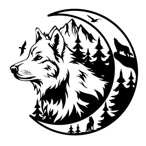 Izzysdesignz - Payhip Wolf Svg Free, Native Drawings, Wolf Svg, Wolf Sticker, Majestic Wolf, Wolf King, Wolf Graphic, Custom Sheds, Black Metal Wall Art