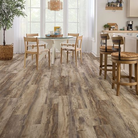 Farmhouse Vinyl Plank Flooring, Waterproof Wood, Waterproof Laminate Flooring, How To Waterproof Wood, Forest City, Wood Laminate Flooring, Floor Colors, Updating House, Vinyl Plank Flooring