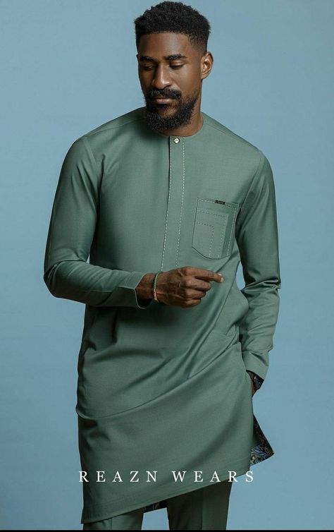 Latest African Wear For Men, Mens Traditional Wear, African Kaftan, African Wear For Men, Men Kaftan, Dashiki For Men, Men's Wedding Outfit, Nigerian Men Fashion, African Wear Styles For Men